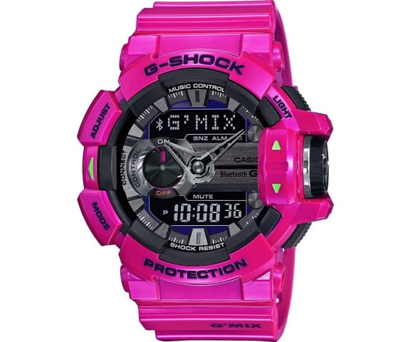 G-SHOCK GBA-400-4CDR G-Mix Bluetooth Analog-Digital Pink Unisex Watch