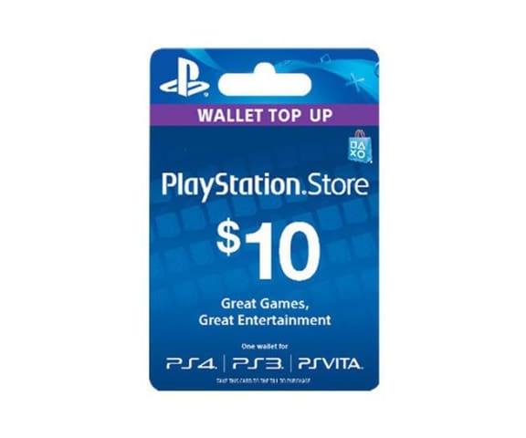 10 Dollar Playstation Network Card