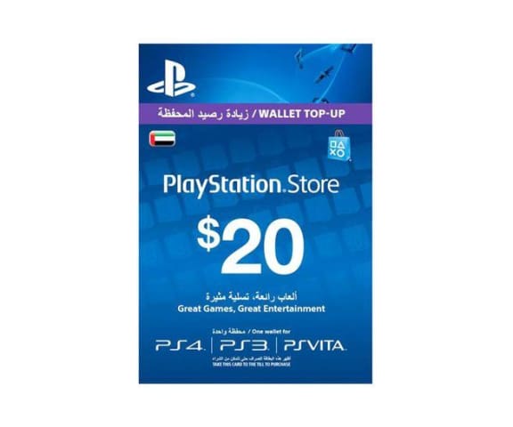 20 Dollar PlayStation Network Card