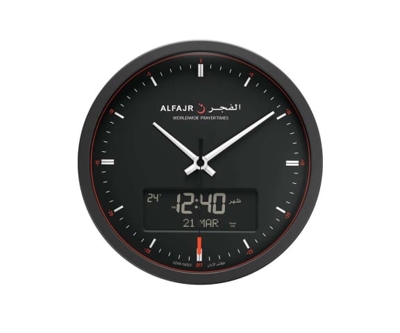 ALFAJR CR-23B Analog-Digital Automatic Azan Athan Prayer Clock