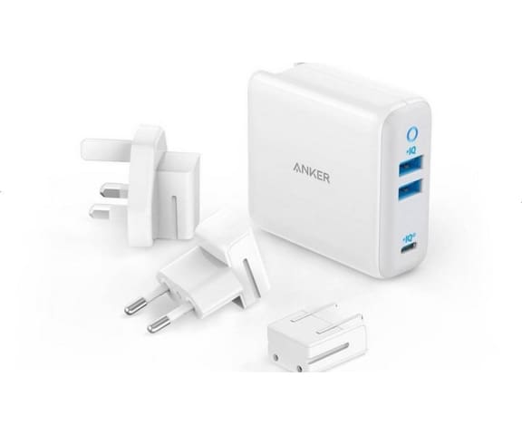 ANKER AN.A2033H21.WT PowerPort III 3-Port 65W White Charger