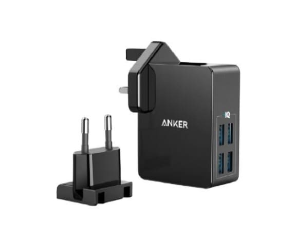 ANKER AN.A2042L11.BK PowerPort 4 Lite USB Plug Black Charger