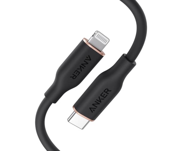 ANKER AN.A8662H11.BK Powerline III Flow USB-C With Lightning 3ft Black Connector