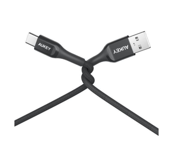 AUKEY CB-CD30 USB-A to USB-C 0.9M USB 2.0 Black Cable