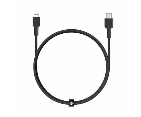 AUKEY CB-CL1 Impulse MFI Braided Nylon USB C To Lightning 1M Black Cable