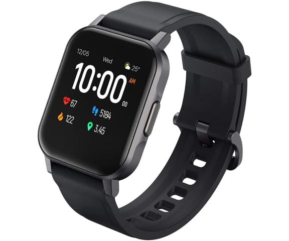 AUKEY LS02 Fitness Tracker 12 Activity Modes IPX6 Waterproof Black Silicone Strap Smart Watch