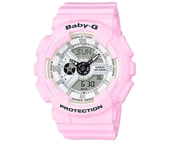 BABY-G BA-110BE-4A Womens Pink Resin Watch