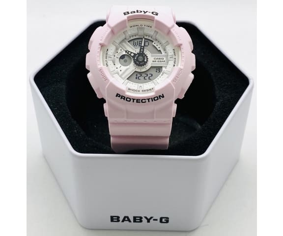 BABY-G BA-110BE-4ADR Analog-Digital Pink Resin Women’s Watch
