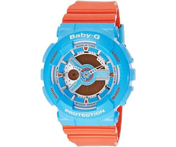 BABY-G BA-110NC-2ADR Analog-Digital Red & Blue Women’s Watch