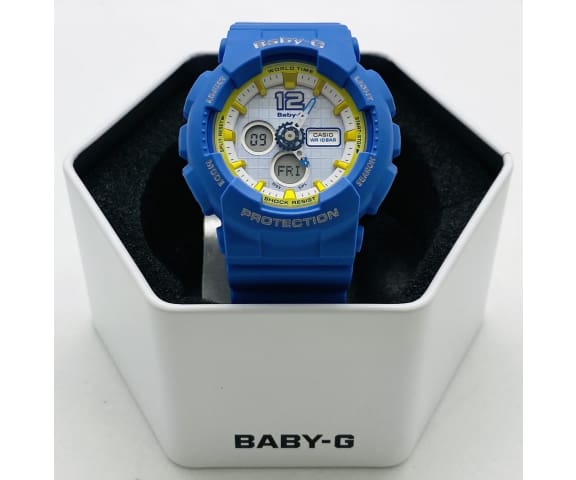 BABY-G BA-120-2BDR Analog-Digital Blue Resin Women’s Watch