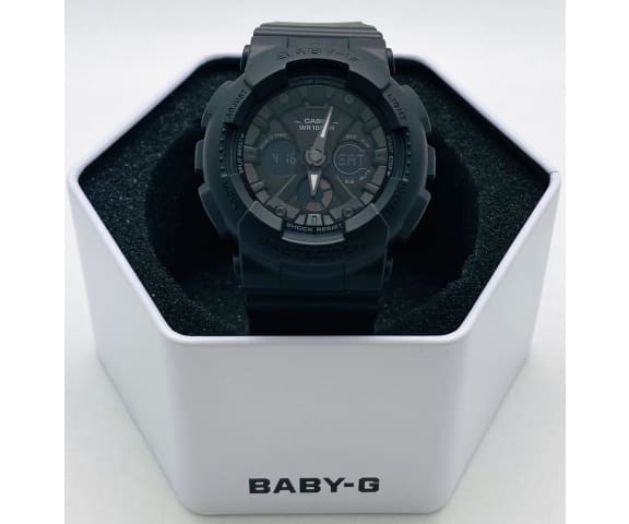 BABY-G BA-130-1ADR Analog-Digital Black Resin Women’s Watch