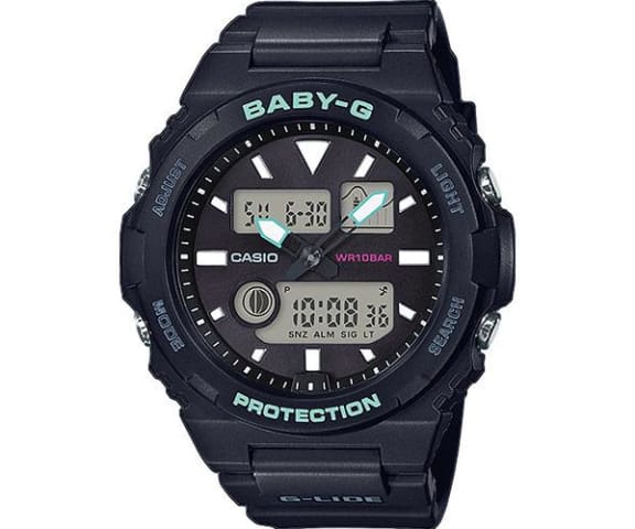 BABY-G BAX-100-1ADR G-Lide Analog-Digital Black Women’s Watch