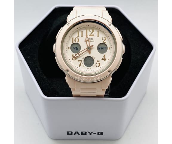 BABY-G BGA-150EF-4BDR Analog-Digital Pastel Pink Resin Women’s Watch