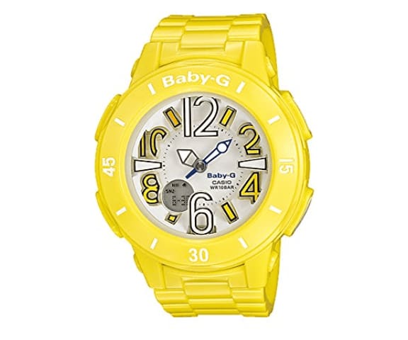 BABY-G BGA-170-9BDR Digital-Analog Yellow Womens Watch