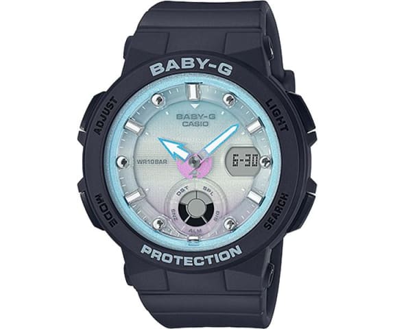 BABY-G BGA-250-1A2DR Analog-Digital Black Womens Watch