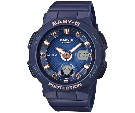 BABY-G BGA-250-2A2DR Analog-Digital Blue Resin Women’s Watch