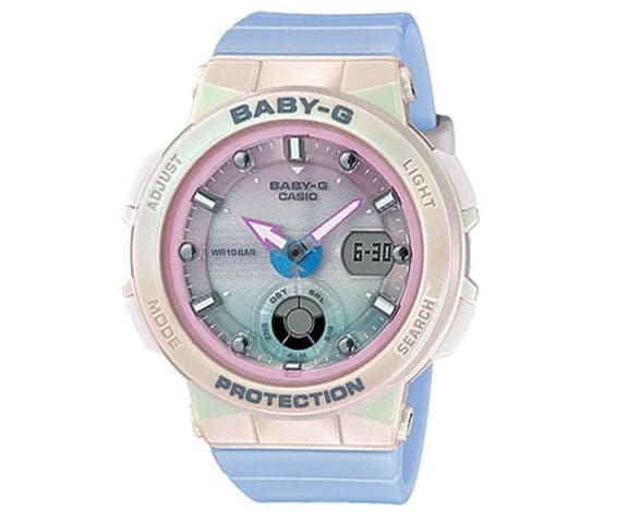 BABY-G BGA-250-7A3DR Analog-Digital Blue & White Women’s Watch