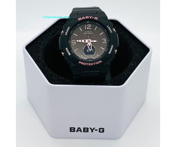 BABY-G BGA-260SC-1ADR Analog-Digital Black Resin Women’s Watch