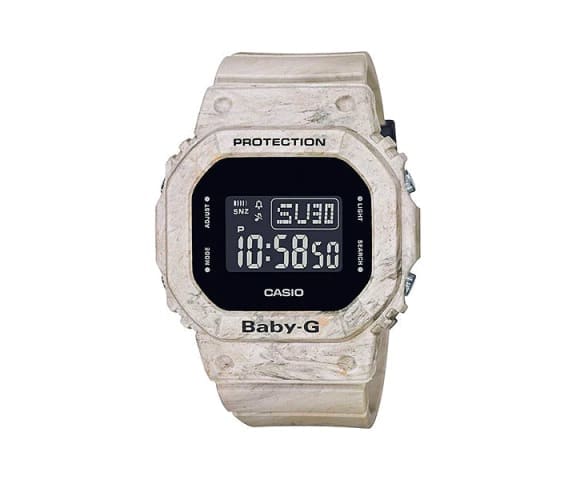BABY-G BGD-560WM-5DR Digital Utility Wavy Marble Resin Women’s Watch
