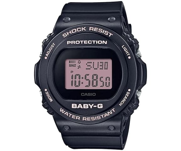 BABY-G BGD-570-1BDR Digital Black Resin Women’s Watch