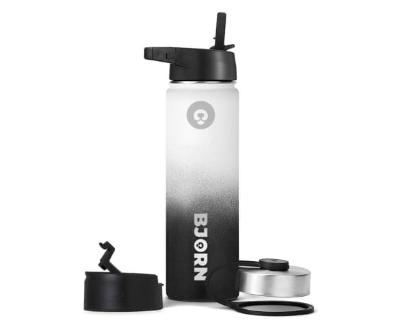 BJORN Day Night Vacuum Insulated Stainless Steel Double Walled Leak Proof Thermo Mug Water Bottle
