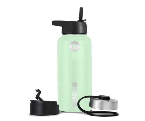 BJORN Mint Vacuum Insulated Stainless Steel Double Walled Leak Proof Thermo Mug Water Bottle