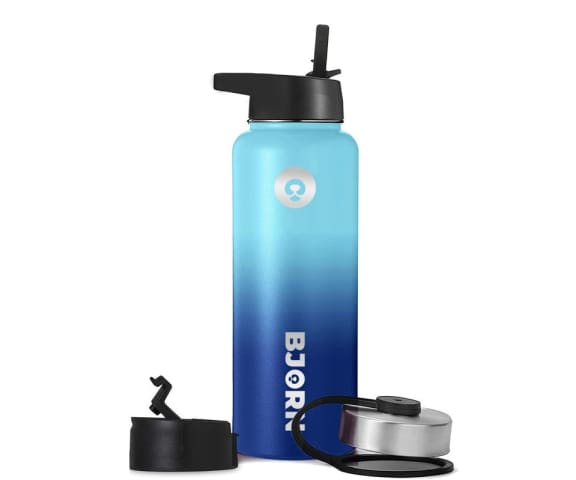 BJORN Ocean Vacuum Insulated Stainless Steel Double Walled Leak Proof Thermo Mug Water Bottle