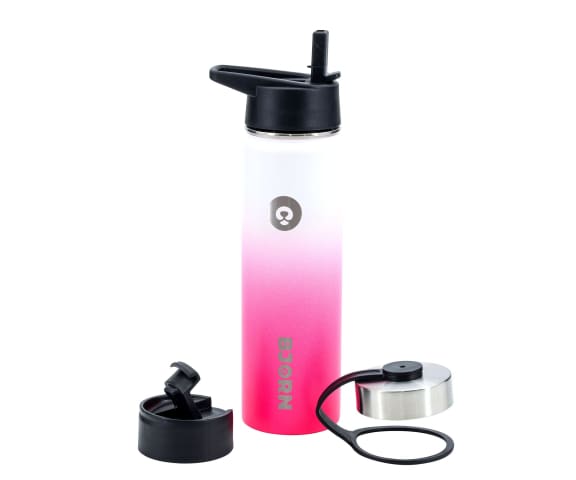 BJORN Unicorn Pink 3 Lids Vacuum Insulated Stainless Steel Double Walled Leak Proof Thermo Mug Water Bottle