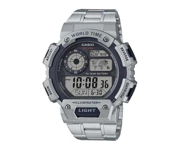 CASIO AE-1400WHD-1AVDF Digital Grey Dial Resin Men’s Watch