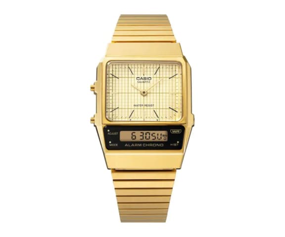 CASIO AQ-800EG-9ADF Digital Gold Unisex Watch