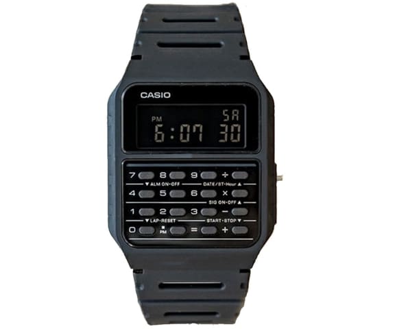 CASIO CA-53WF-1B Digital Calculator Resin Band Men’s Watch
