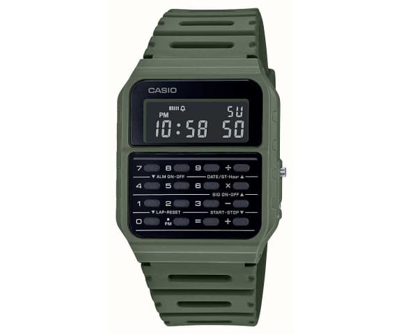 CASIO CA-53WF-3B Digital Calculator Black Dial Unisex Adult Watch