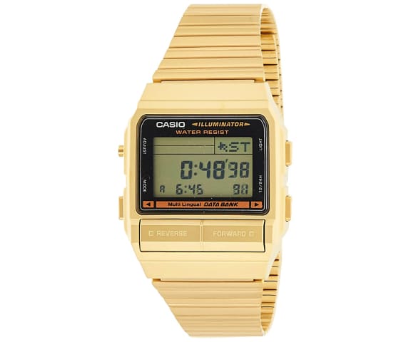 CASIO DB-380G-1DF Digital Gold Tone Stainless Steel Men’s Watch