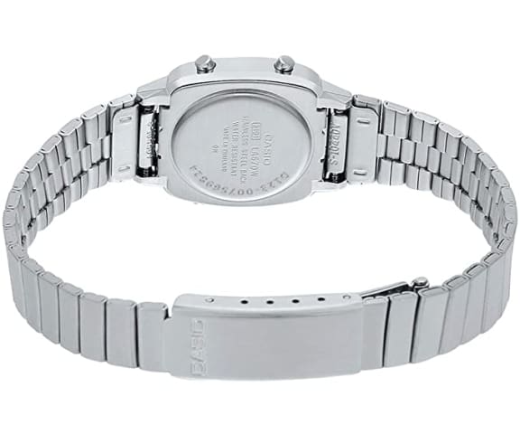 CASIO LA670WD-1DF Digital Grey Dial Women’s Metal Watch