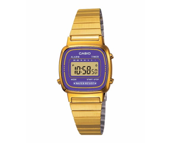 CASIO LA670WGA-6DF Digital Gold Tone LCD Women’s Stainless Steel Watch