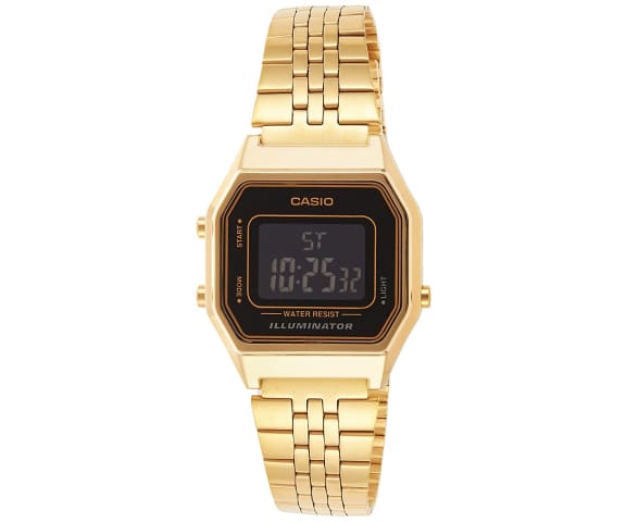 CASIO LA680WGA-1BDF Digital Gold Quartz Women’s Watch
