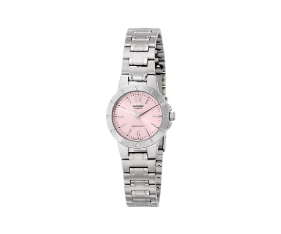 CASIO LTP-1177A-4A1DF Analog Pink Dial Stainless Steel Women’s Watch