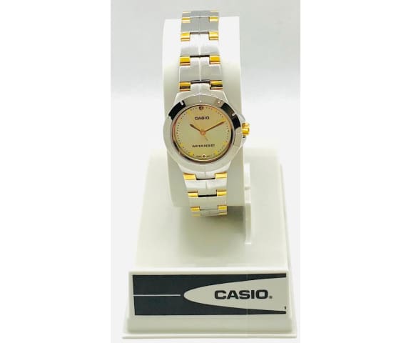 CASIO LTP-1242SG-9CDF Analog Gold Dial Stainless Steel Women’s Watch