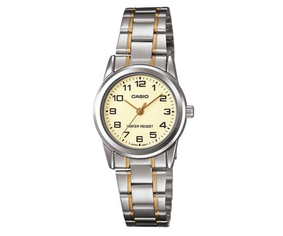 CASIO LTP-V001SG-9BUDF Analog Gold Dial Women’s Stainless Steel Watch
