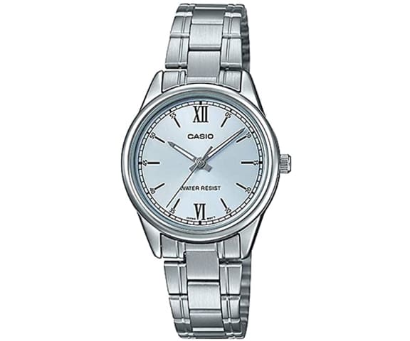 CASIO LTP-V005D-2B3UDF Analog Blue Dial Stainless Steel Women’s Watch