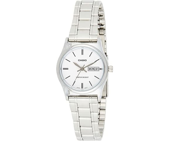 CASIO LTP-V006D-7B2UDF Analog White Dial Stainless Steel Women’s Watch