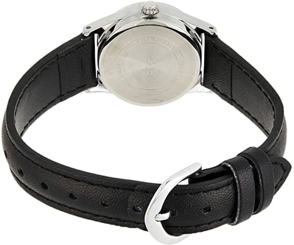 CASIO LTP-V006L-1B2UDF Analog Black Dial Women’s Leather Watch