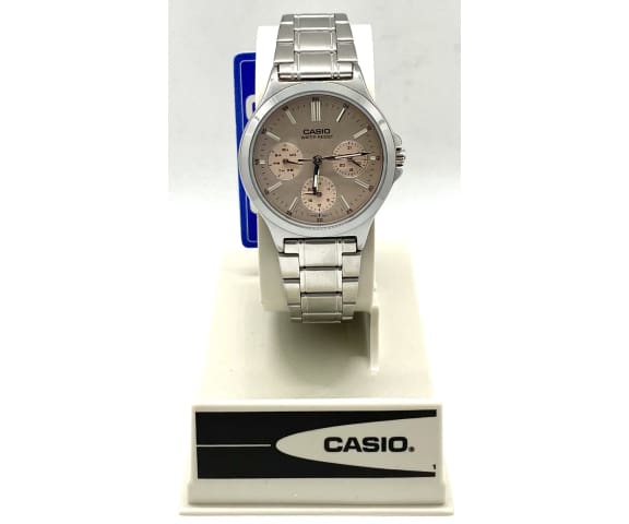 CASIO LTP-V300D-4AUDF Analog Multi-Dial Stainless Steel Women’s Watch