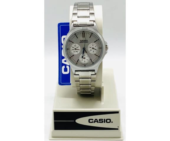 CASIO LTP-V300D-7AUDF Analog Multi-Dial Stainless Steel Women’s Watch