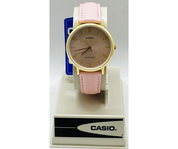 CASIO LTP-VT01GL-4BUDF Enticer Ladies Analog Pink Dial Women’s Watch