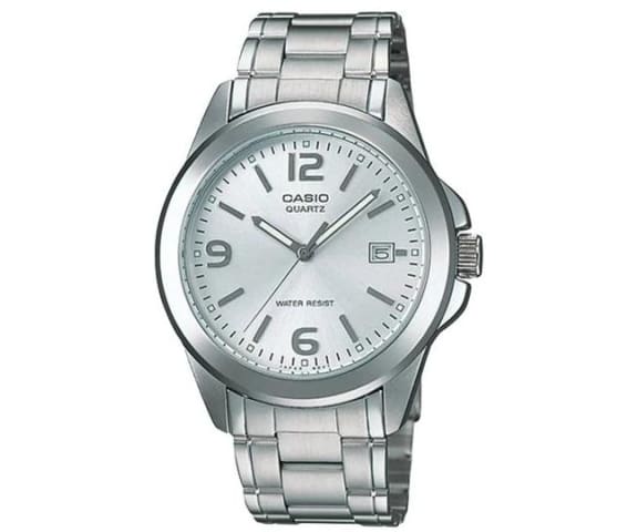 CASIO MTP-1215A-7ADF Enticer Analog Silver Dial Stainless Steel Men’s Watch