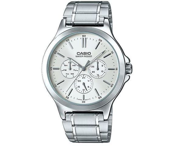 CASIO MTP-V300D-7AUDF Analog Silver Multi-Dial Stainless Steel Men’s Watch