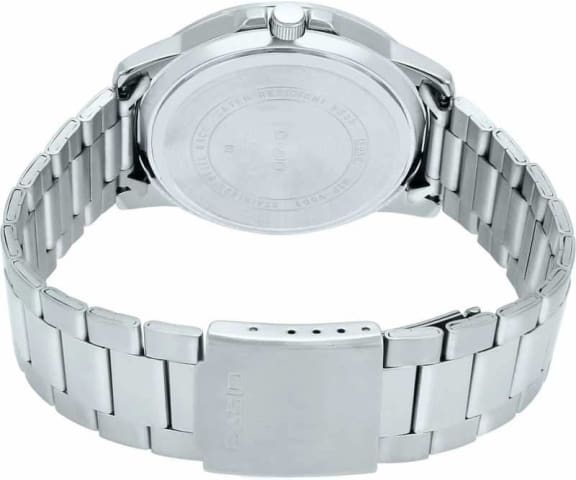 CASIO MTP-VD01D-1BVUDF Enticer Analog Black Dial Men’s Steel Watch