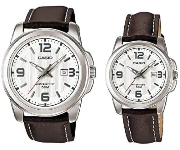 Casio MTP/LTP-1314L-7AVDF His & Her Quarts Stainless Steel Couple Watch