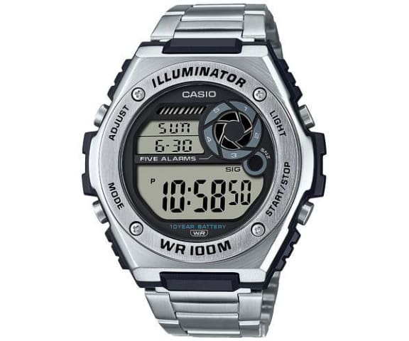 CASIO MWD-100HD-1AVDF Youth Digital Illuminator Men’s Steel Watch